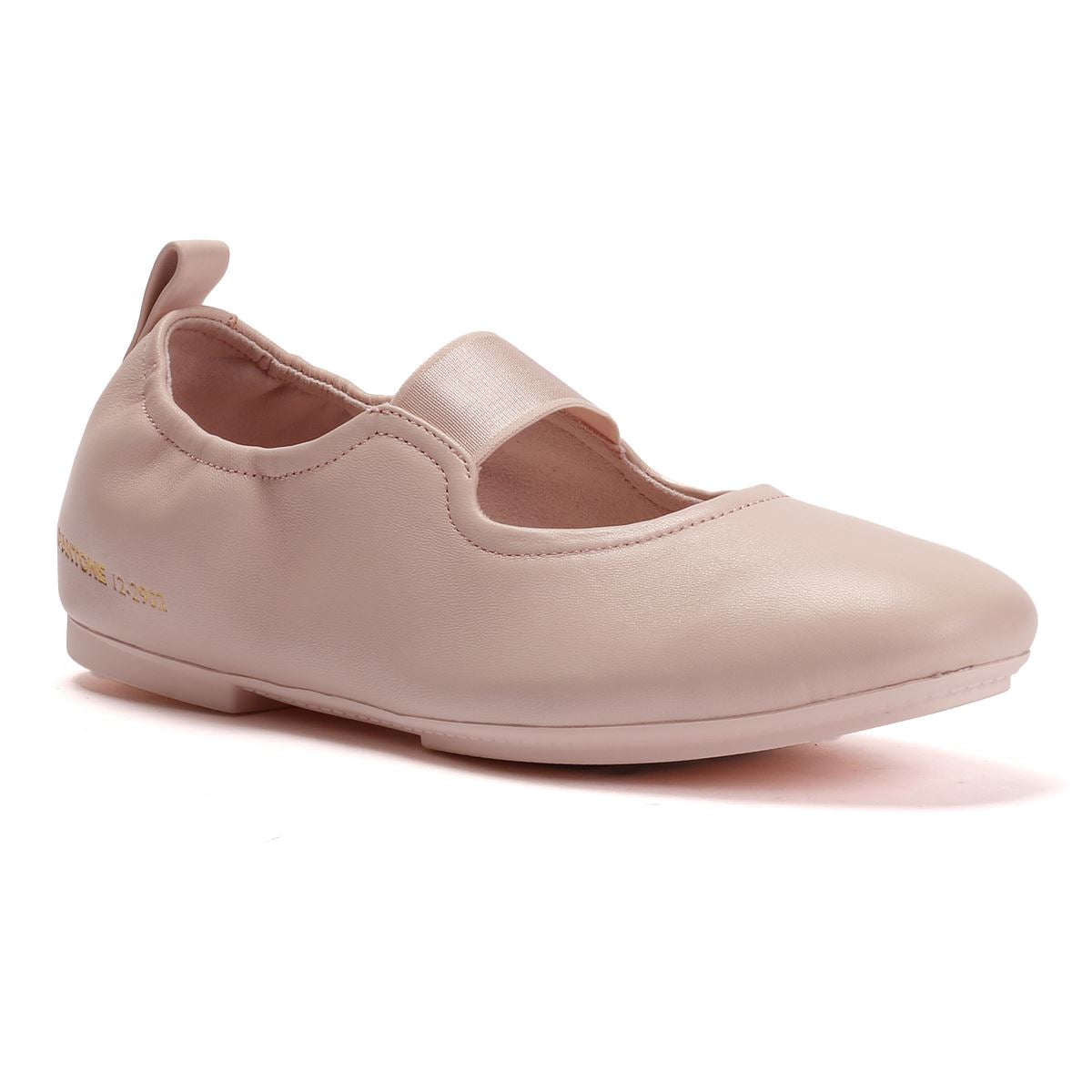 FitFlop X Pantone Delicato Mary Jane Chaussures En Cuir Roses Pour Femmes