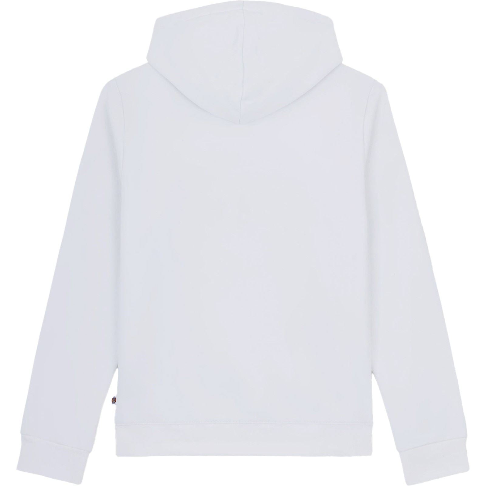 Dickies Icon Logo Sweat À Capuche Blanc En Polyester Pour Adultes Unisexes