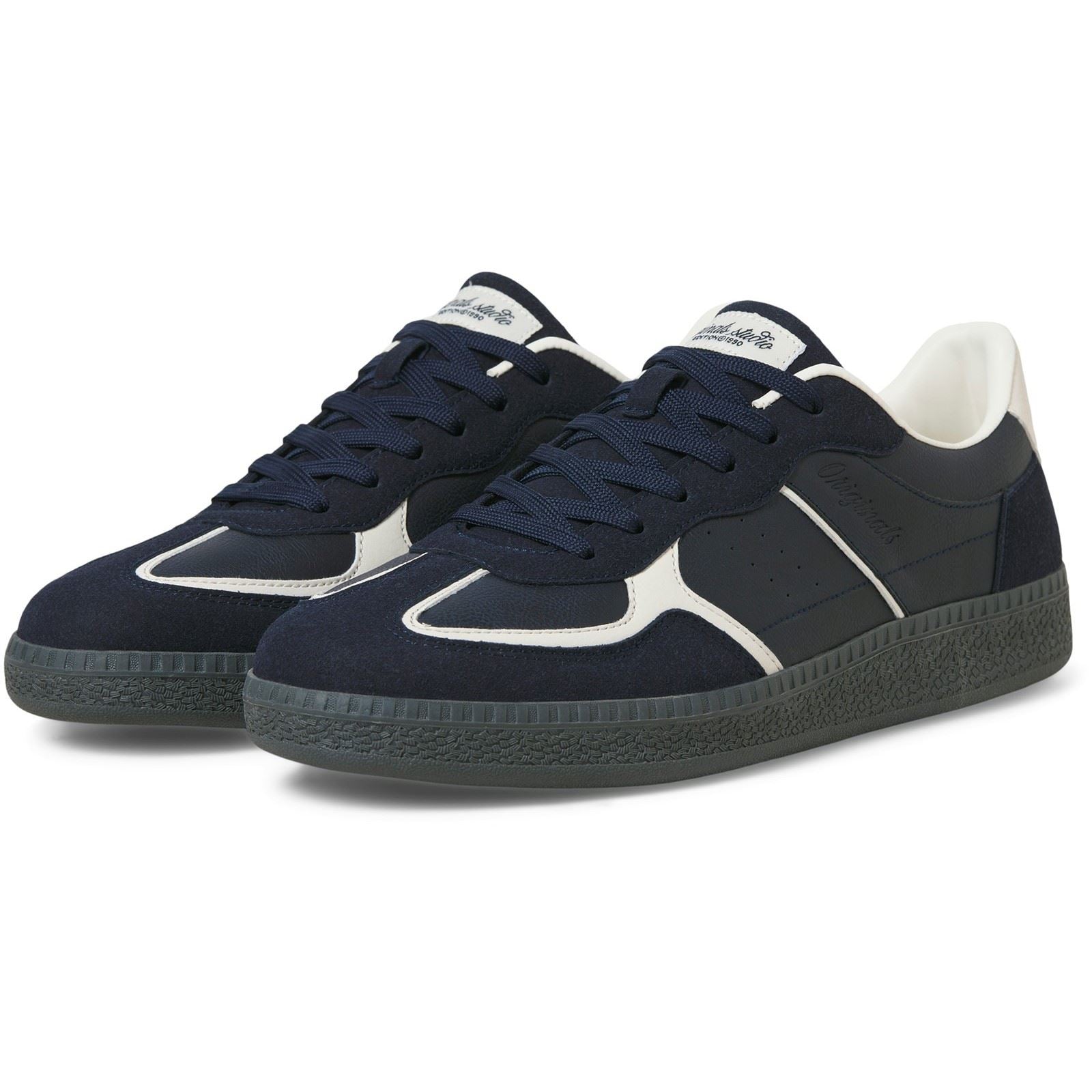 Jack & Jones Morgen Combo Baskets Pour Hommes En Polyuréthane Couleur Marine