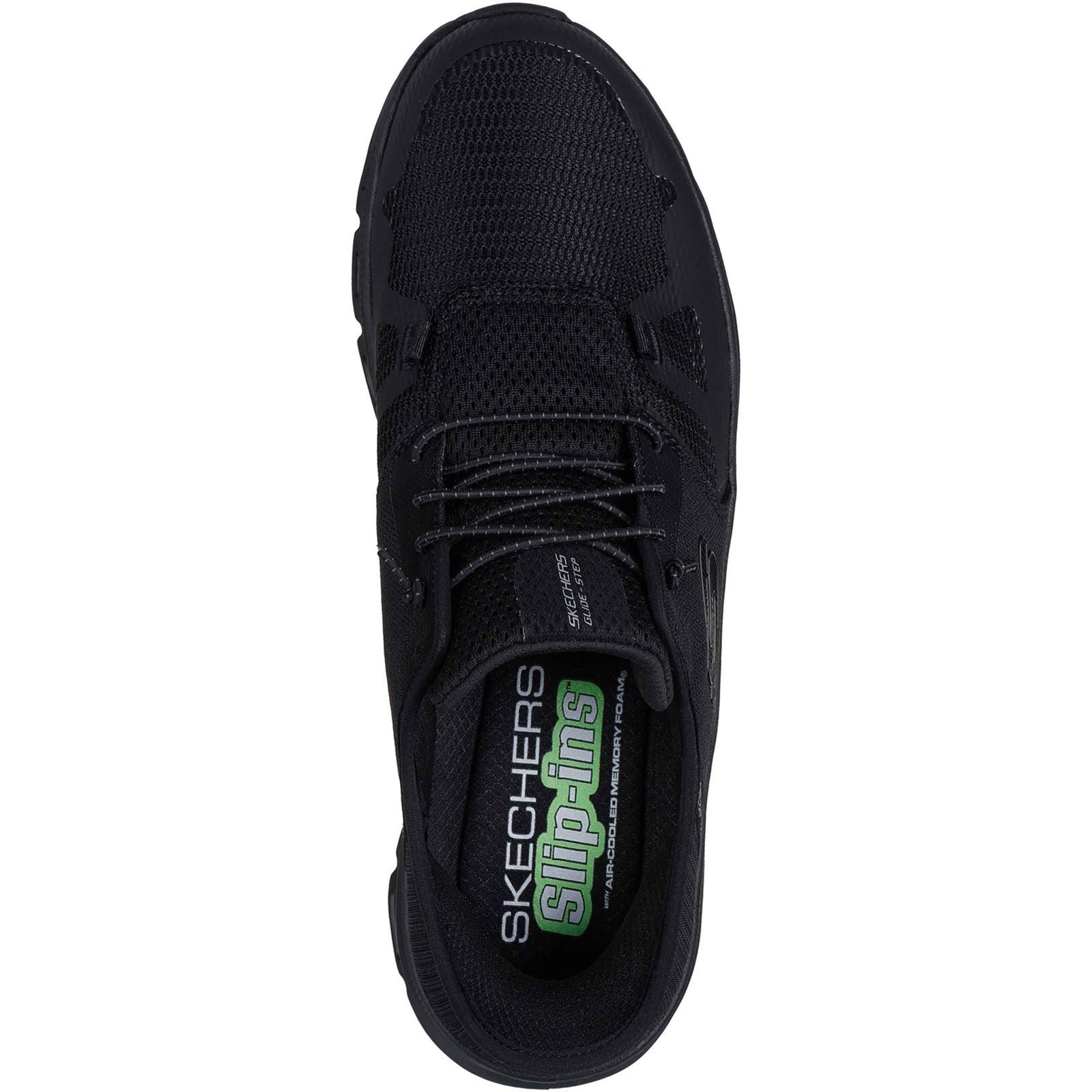 Skechers Glide-Step Pro Baskets Noires En Textile Pour Hommes