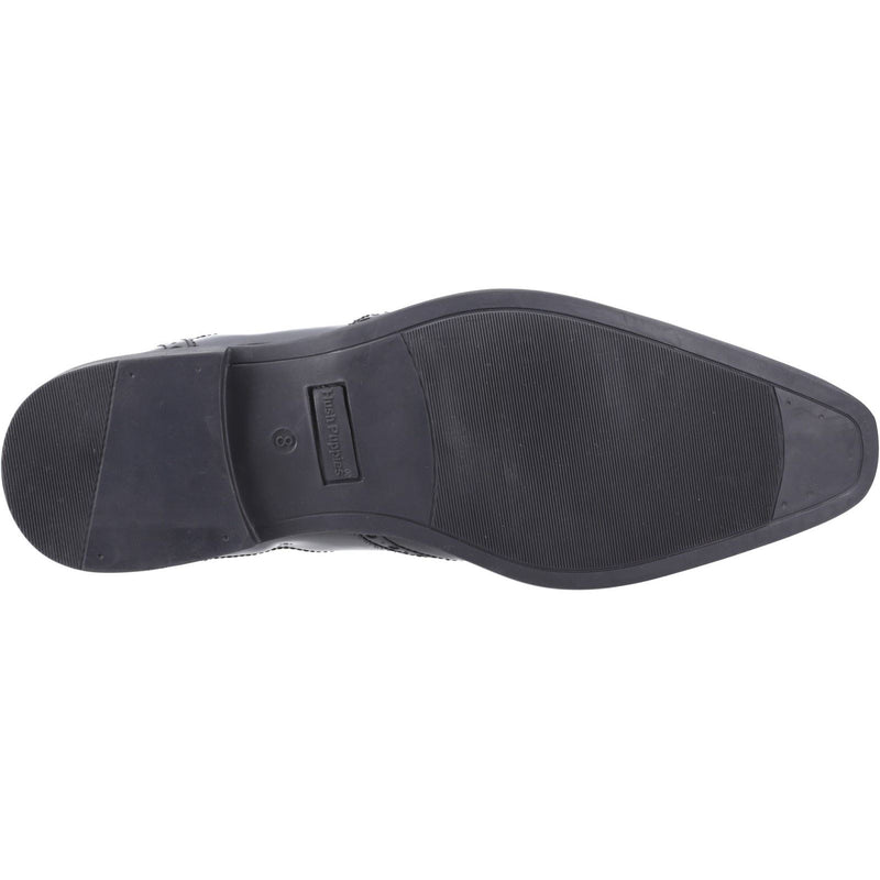 Hush Puppies Elliot Chaussures Richelieu Noires En Cuir Pour Hommes