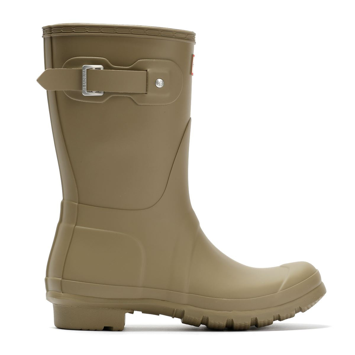 Hunter Original Short Bottes En Caoutchouc Brunes Pour Femmes