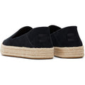 TOMS Carolina 100% Vache Espadrilles Noires Pour Femmes