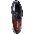Base London Sid Mocassins Noirs En Cuir Pour Hommes