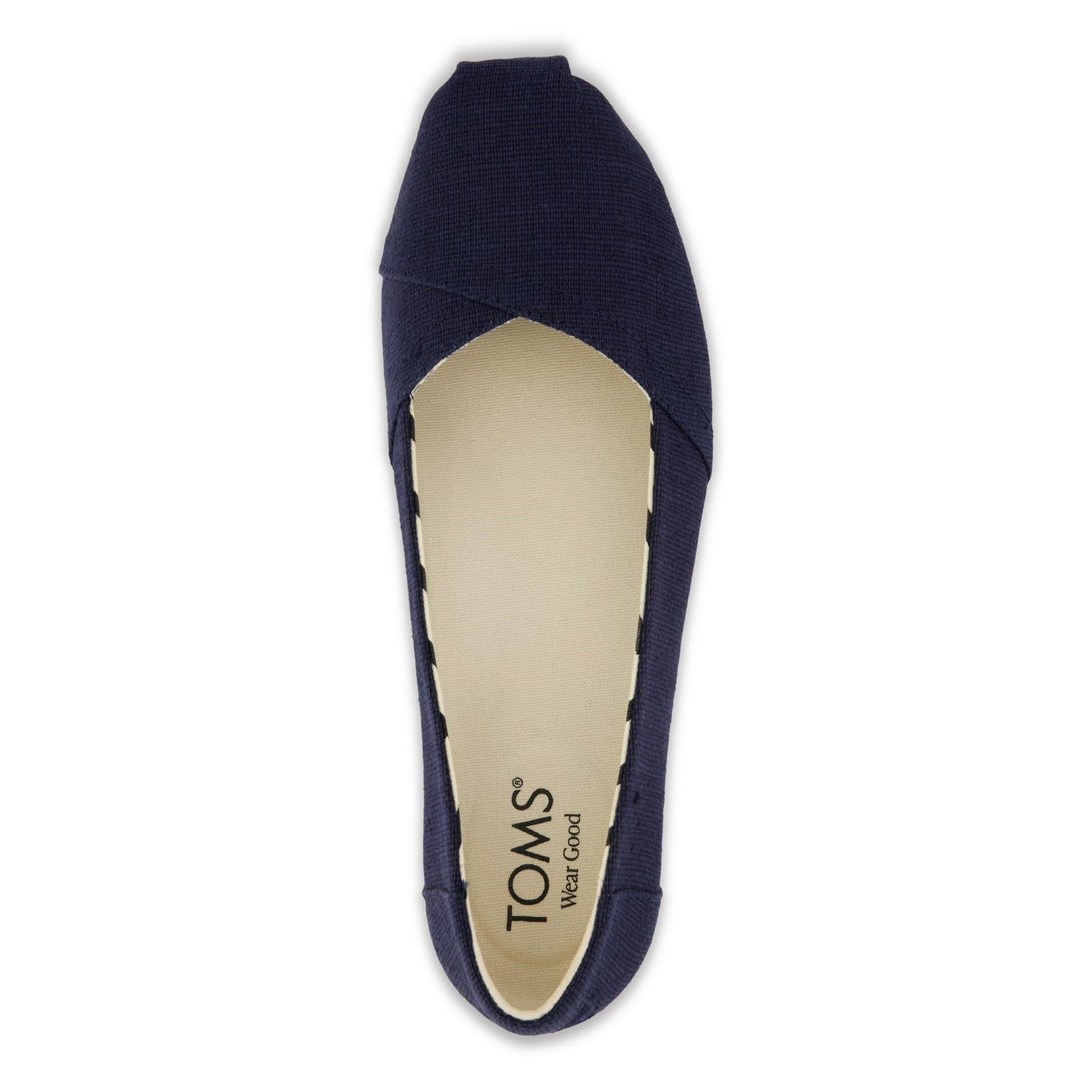 TOMS Alpargata Ballet Espadrilles Femme Marinières En Textile