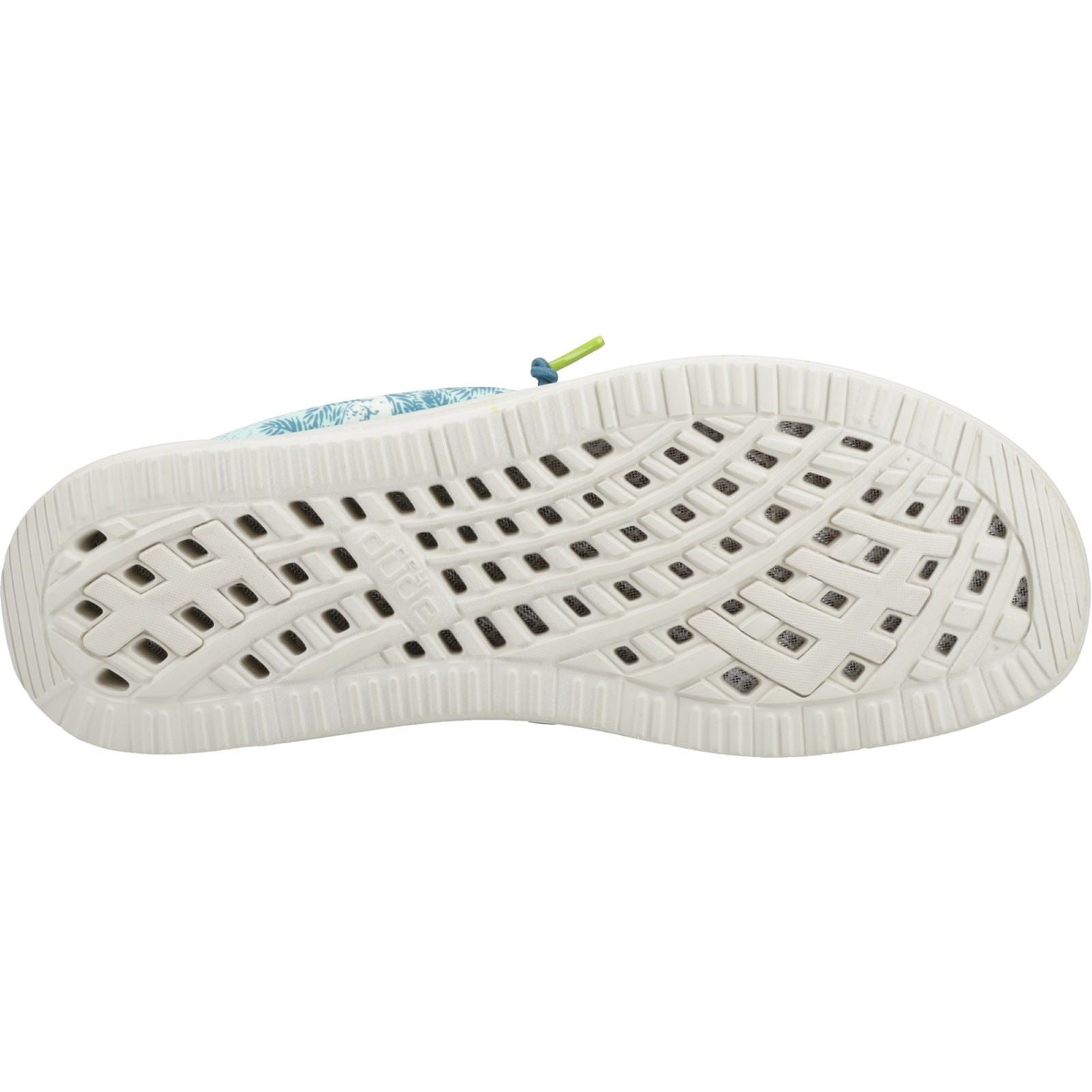 HEYDUDE Wally H2O Tropical Chaussures Bateau Tropicales Bleues Pour Homme