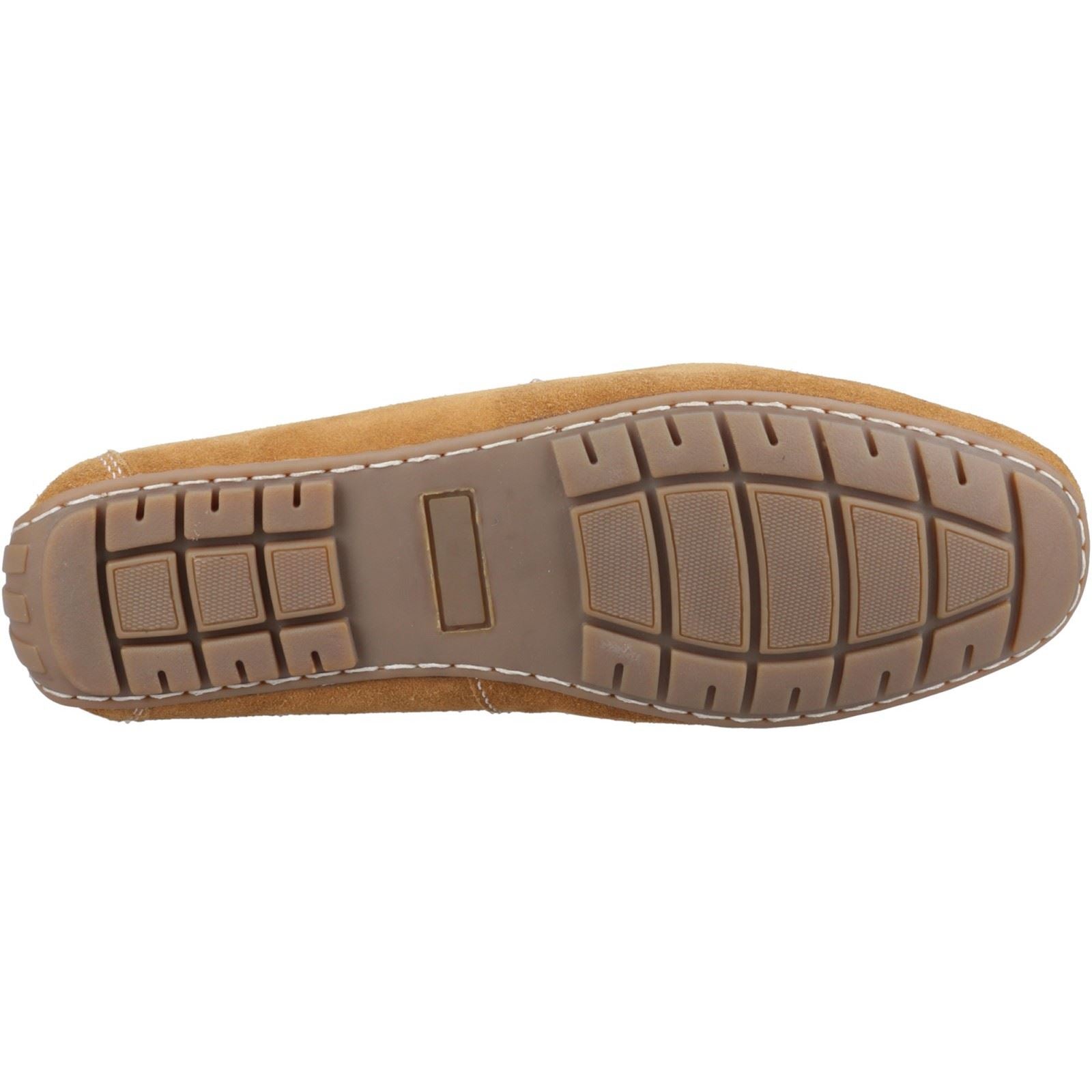 Hush Puppies Ralph Suede Mocassins Pour Hommes En Cuir Couleur Fauve