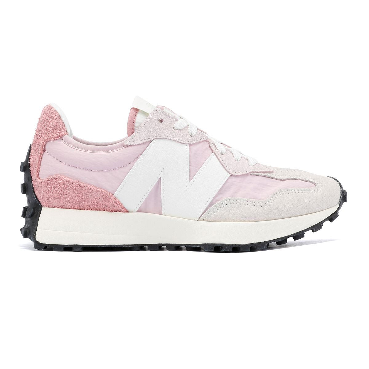 New Balance 327 Baskets rose brumeux en daim pour femme