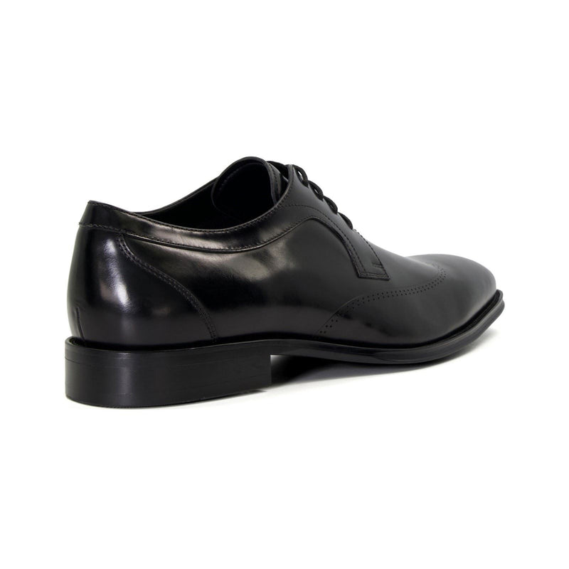 Dune Sheath Chaussures Oxford Noires En Cuir Pour Hommes