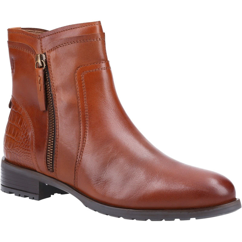 Hush Puppies Scarlett Bottes En Cuir Pour Femme Couleur Marron Clair
