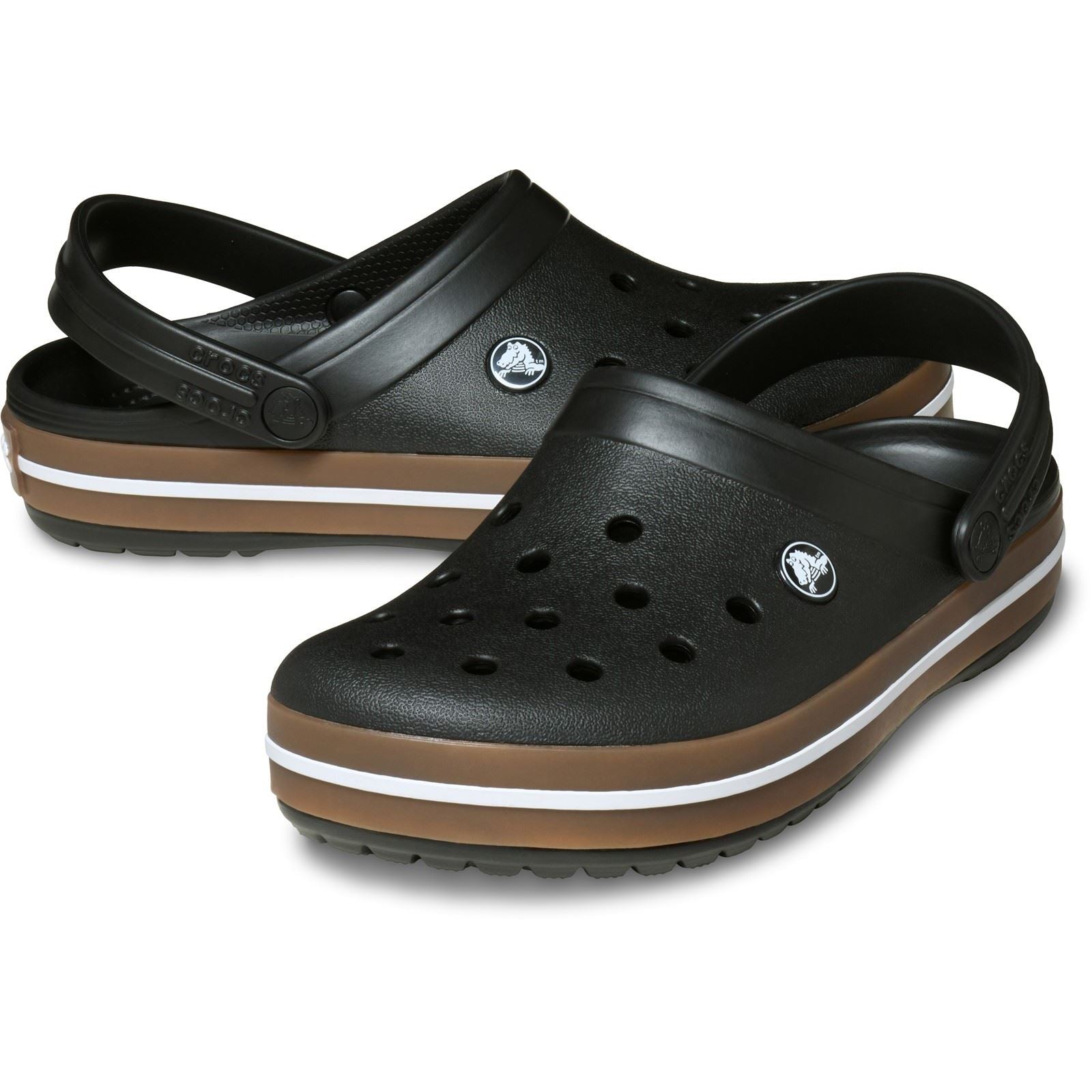 Crocs Crocband Gum Sabots Noirs Eva Pour Hommes