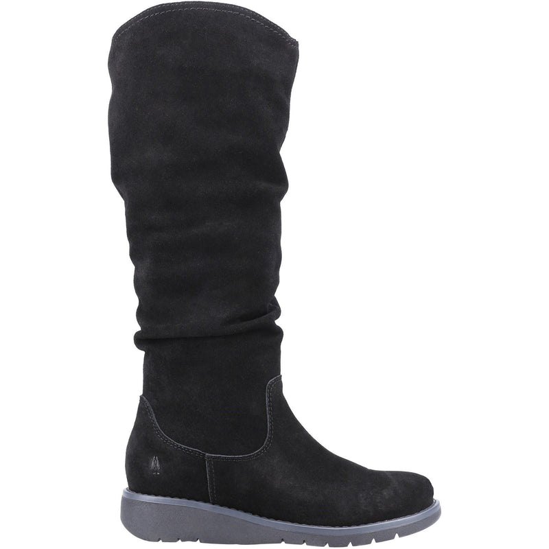 Hush Puppies Lucinda Bottes En Daim Noir Pour Femmes
