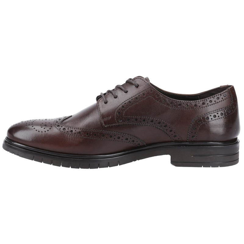 Hush Puppies Santiago Chaussures Brogues Marron En Cuir Pour Hommes