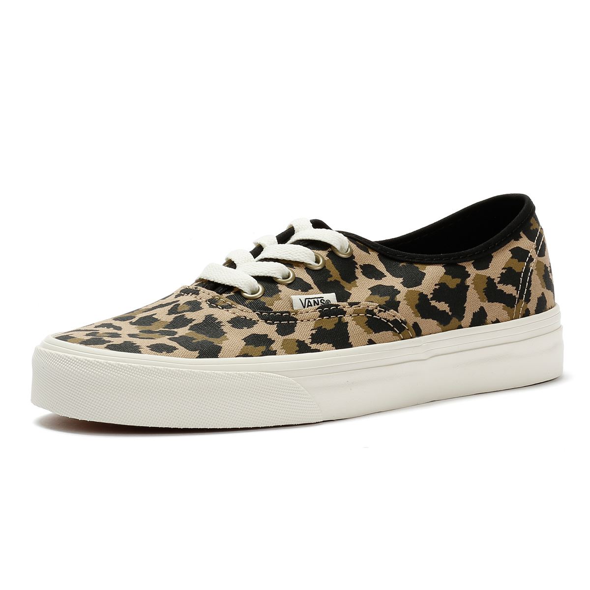 Vans Authentic Baskets Beiges En Toile Pour Femmes