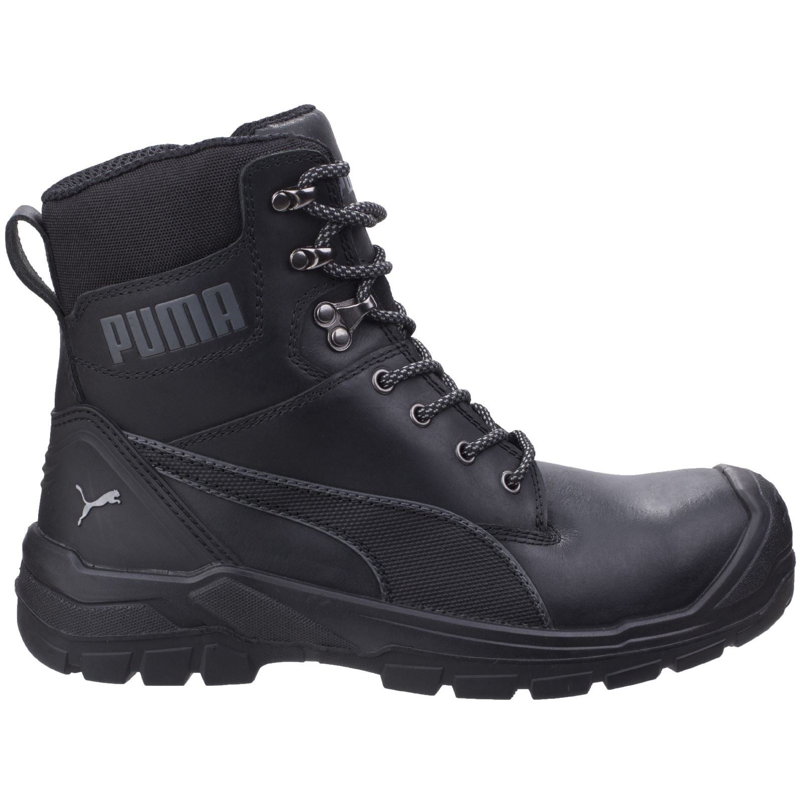 Puma Safety  Bottes De Sécurité En Cuir Noir Conquest 630730