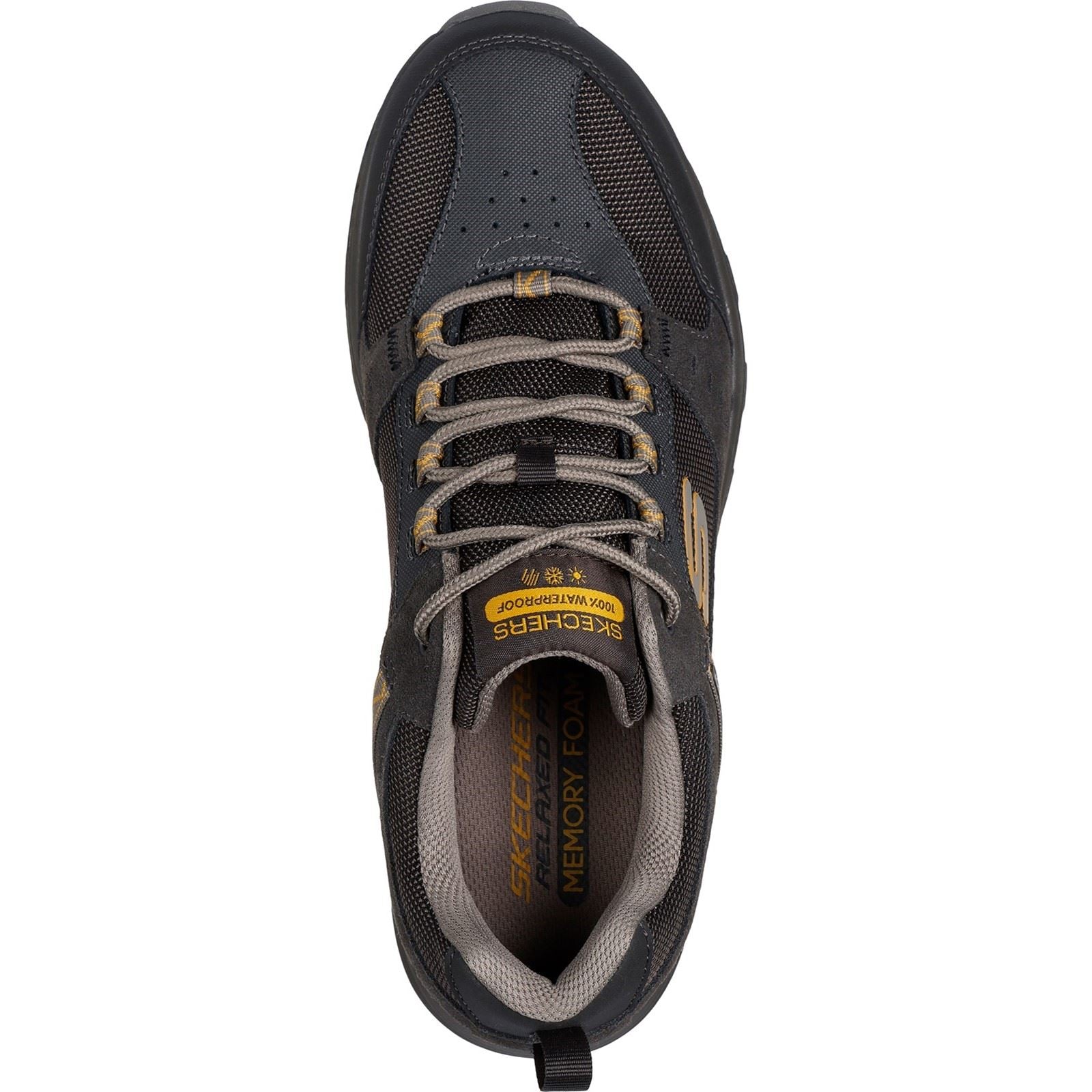 Skechers Oak Canyon - Rydell Bottes De Randonnée En Cuir Pour Homme Pierre/Marron