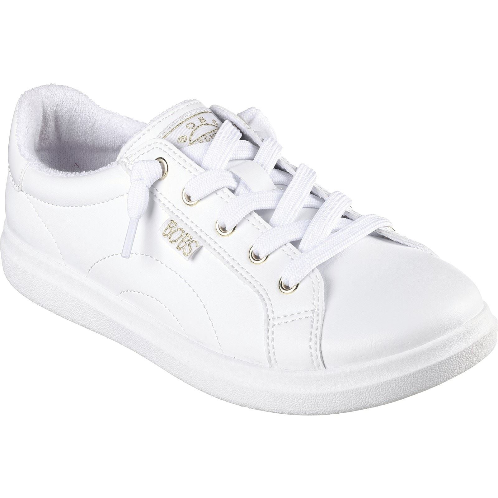 Skechers BOBS D'Vine Instant Delight Baskets Blanches Pour Femmes En Matière Synthétique