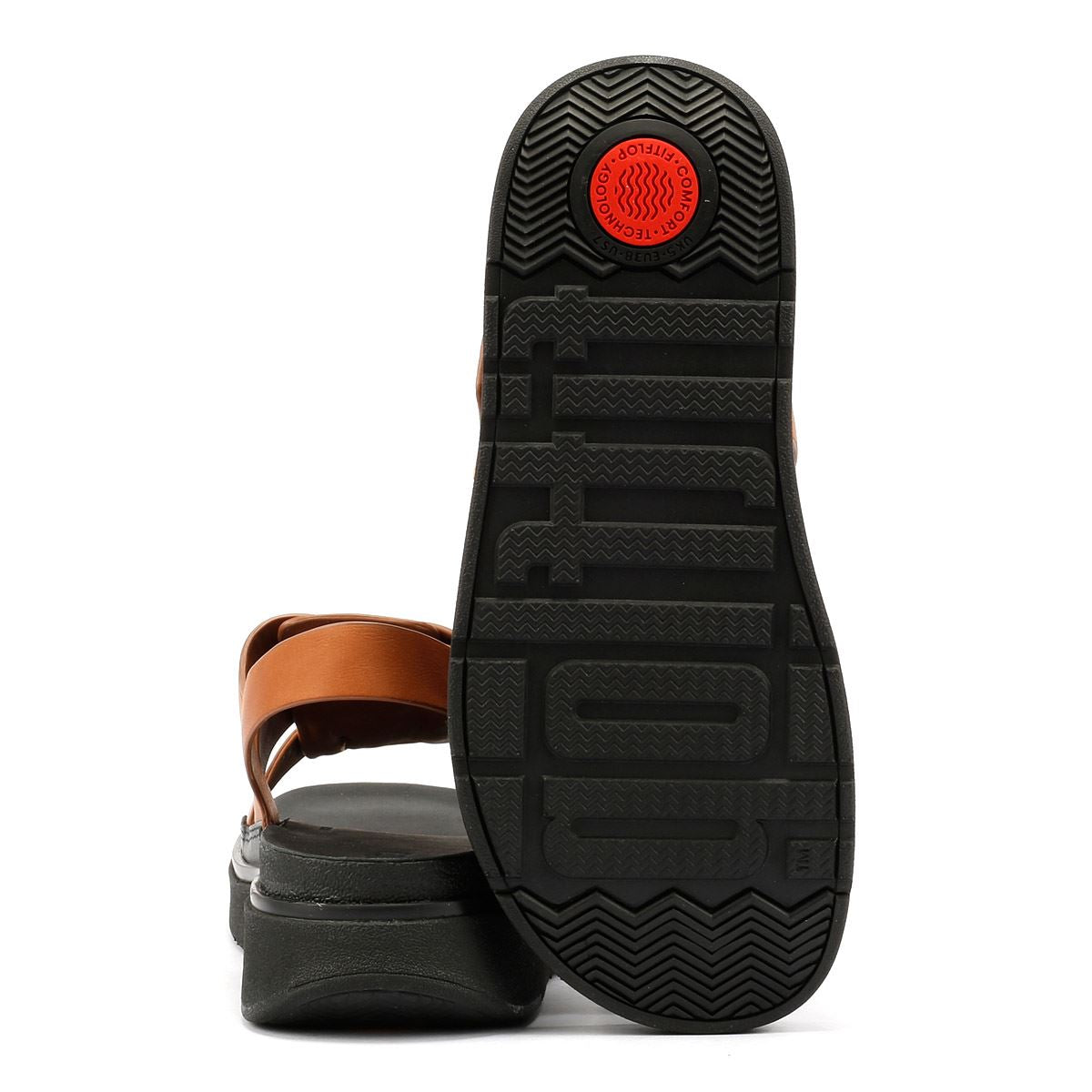 FitFlop GEN-FF Fisherman Sandales En Cuir Pour Femmes, Marron