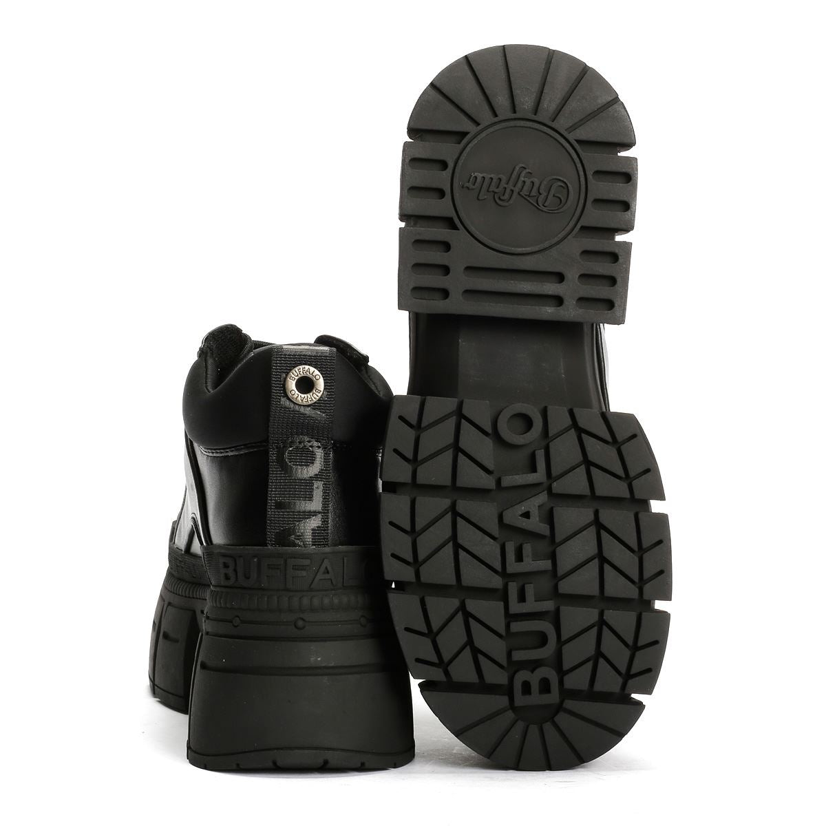 Buffalo Gospher Hike Lo Chaussures Noires Pour Femmes