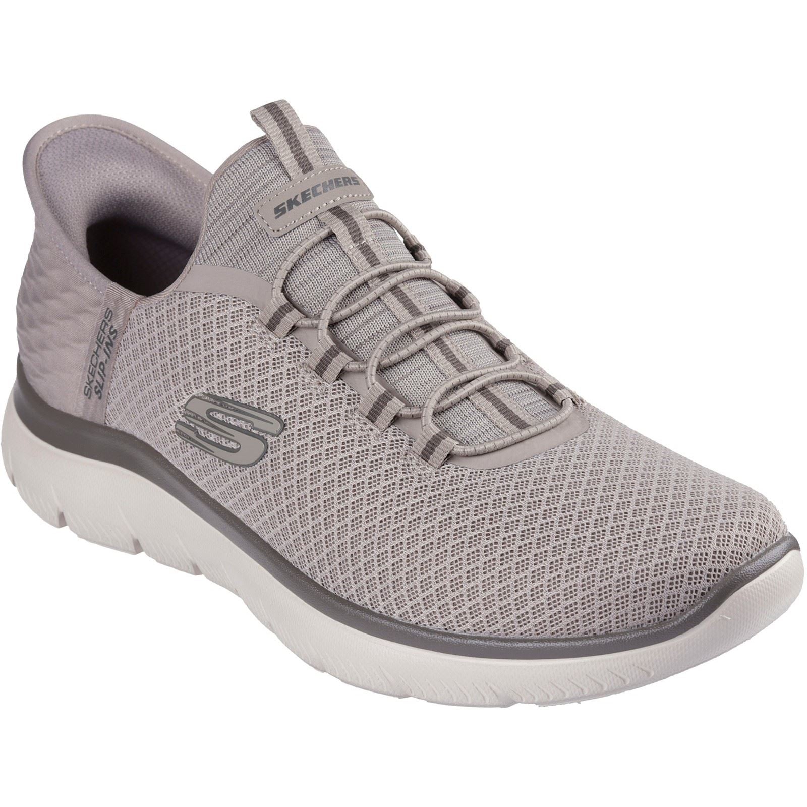 Skechers Slip-ins: Summits - High Range Sneakers Pour Hommes En Polyester De Couleur Taupe