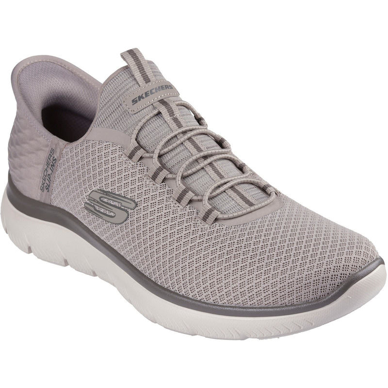 Skechers Slip-ins: Summits - High Range Sneakers Pour Hommes En Polyester De Couleur Taupe