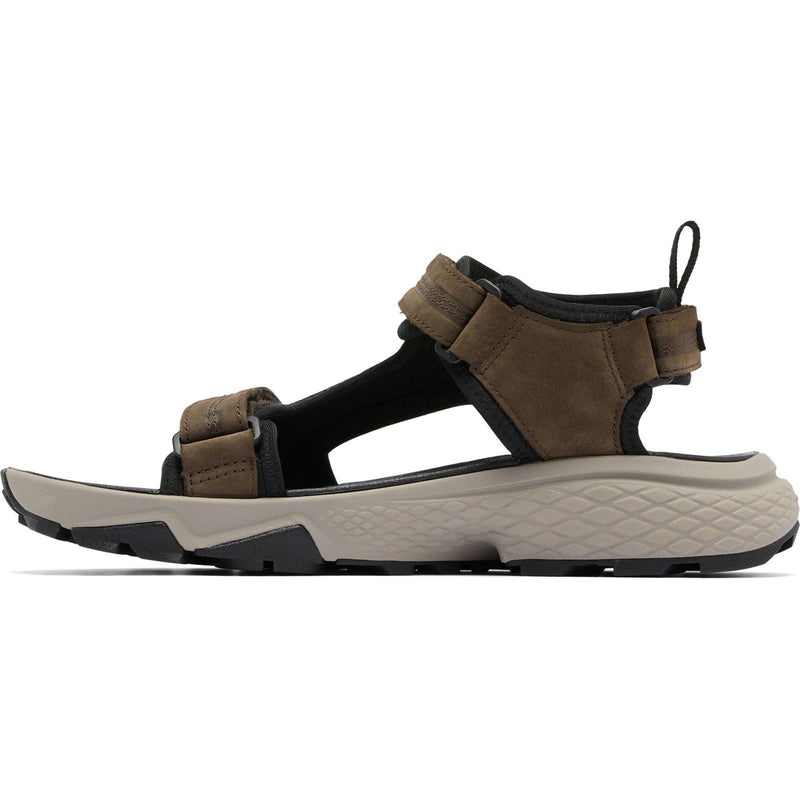 Columbia Peakfreak Rush Sandales En Cuir Pour Hommes En Cordovan/Picots