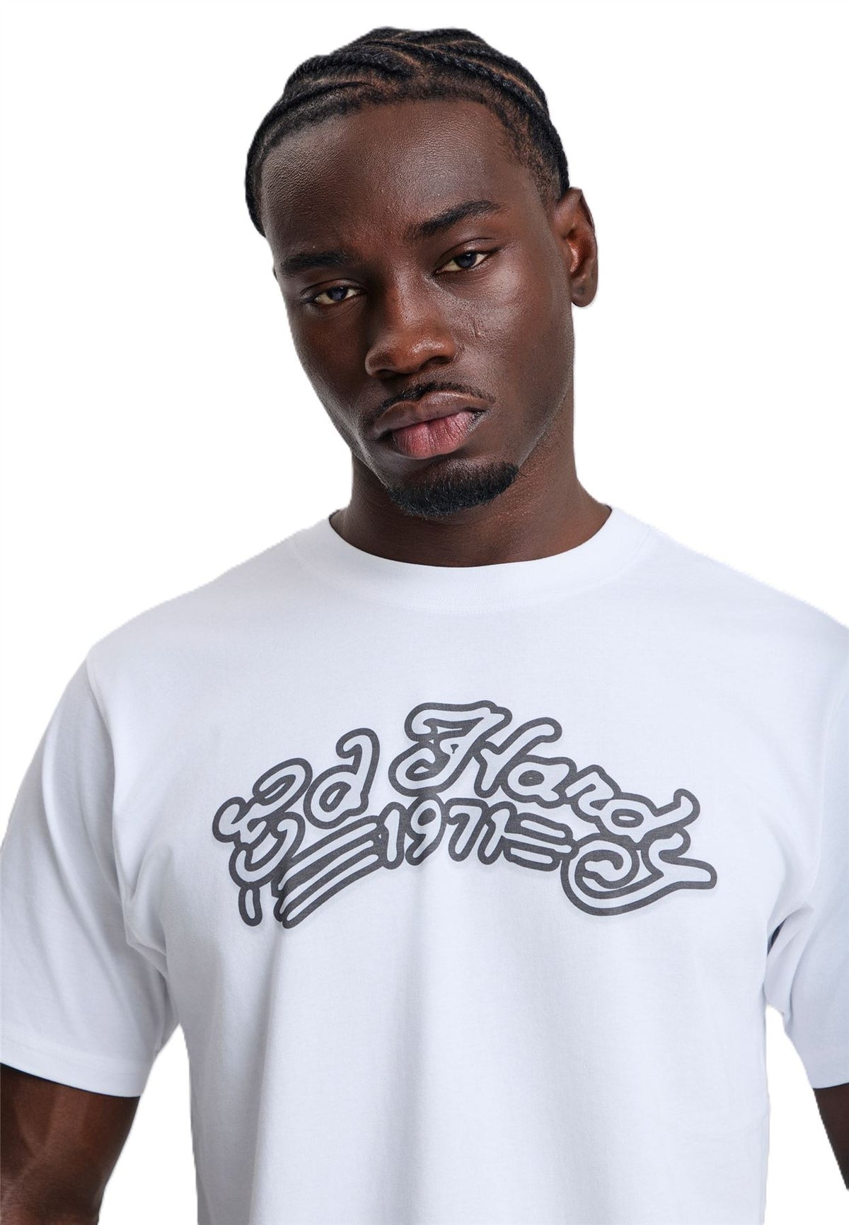 Ed Hardy Stay True Graphic Regular T-Shirts Blancs Pour Hommes