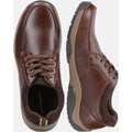 Hush Puppies Derek Chaussures Pour Hommes En Cuir À Lacets Couleur Café