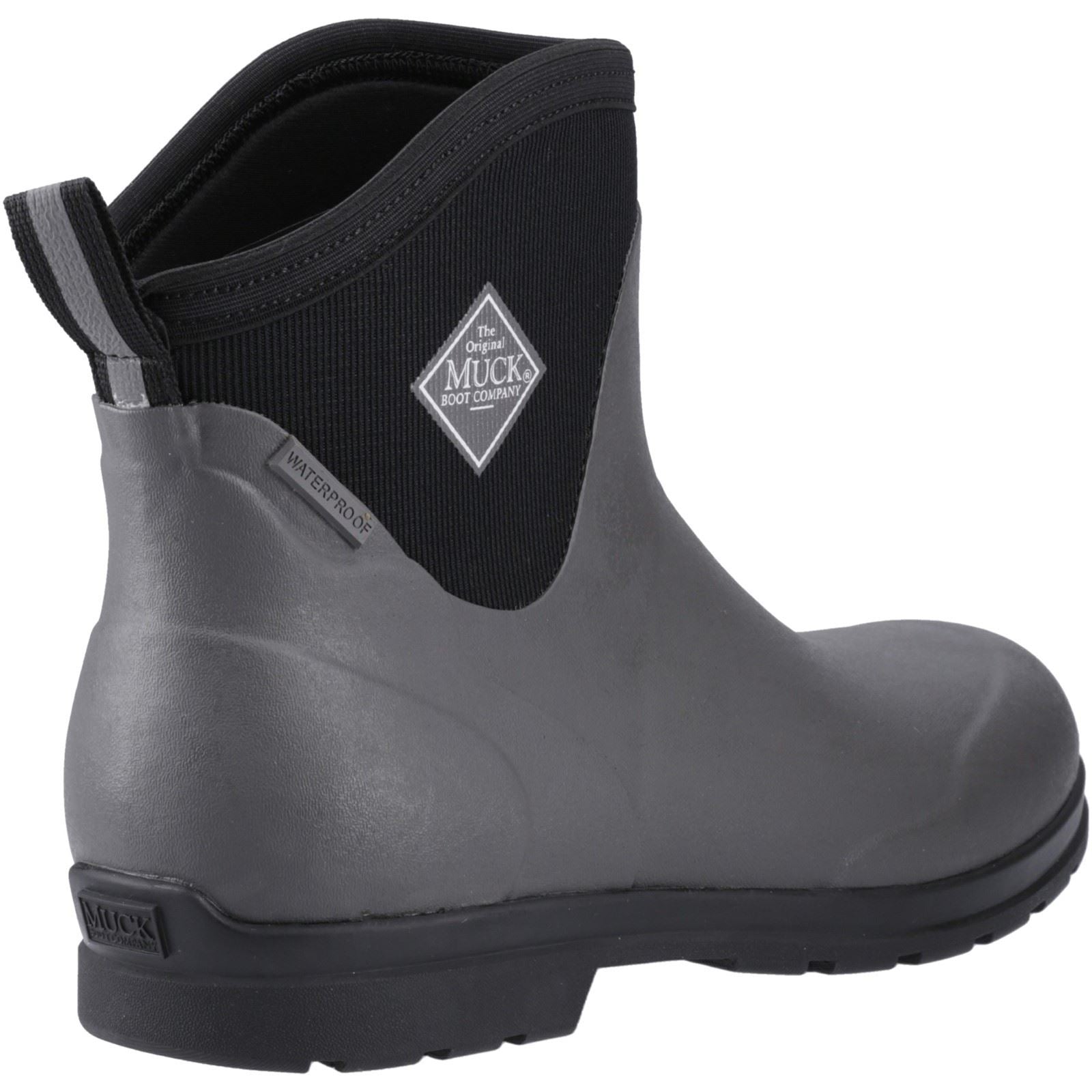 Muck Boots Originals Excursion Bottes Wellington En Caoutchouc Gris/Noir