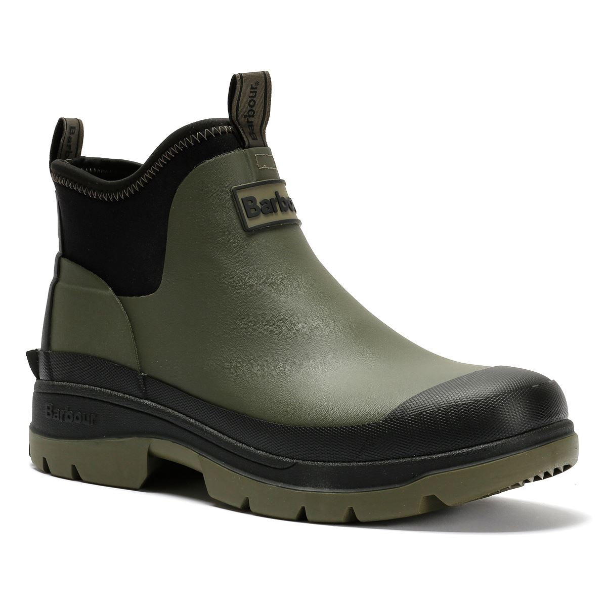 Barbour Ridge Bottes De Wellies Vertes En Caoutchouc Pour Hommes