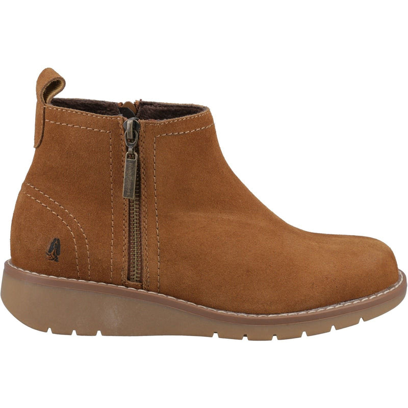 Hush Puppies Libby Bottes En Daim Pour Femme En Couleur Beige