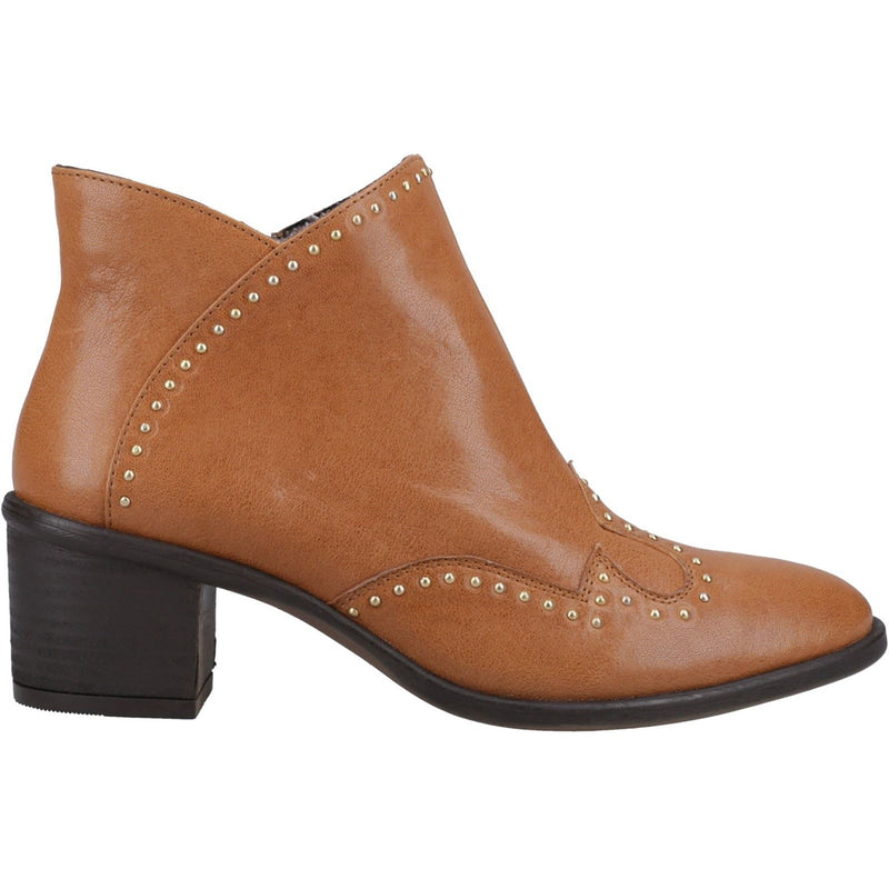 Hush Puppies Waverly Bottes En Cuir Pour Femme Couleur Marron Clair