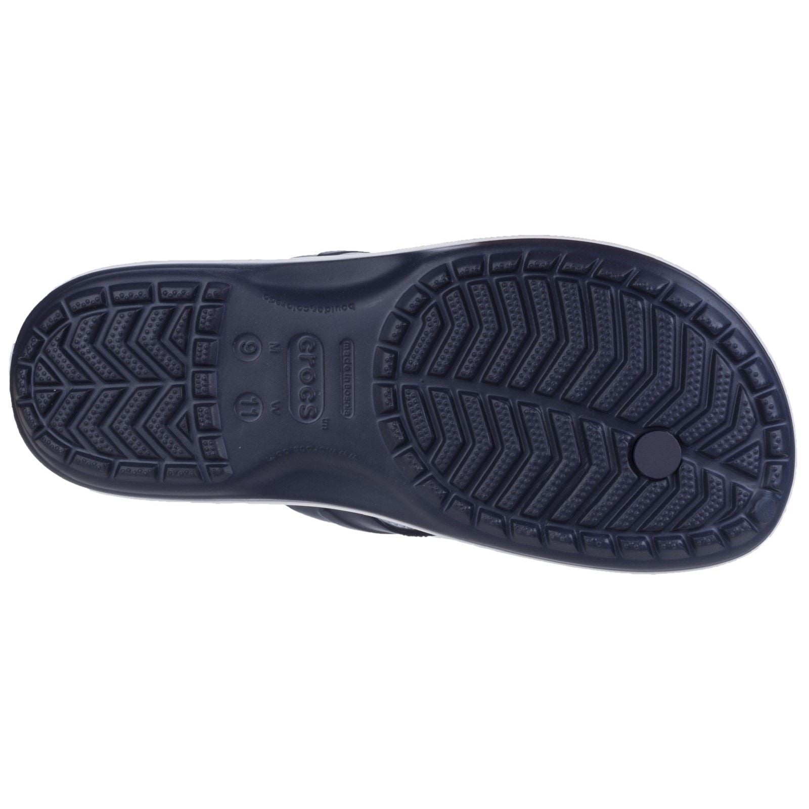 Crocs Crocband Flip chaussons en caoutchouc croslite de couleur bleu marine