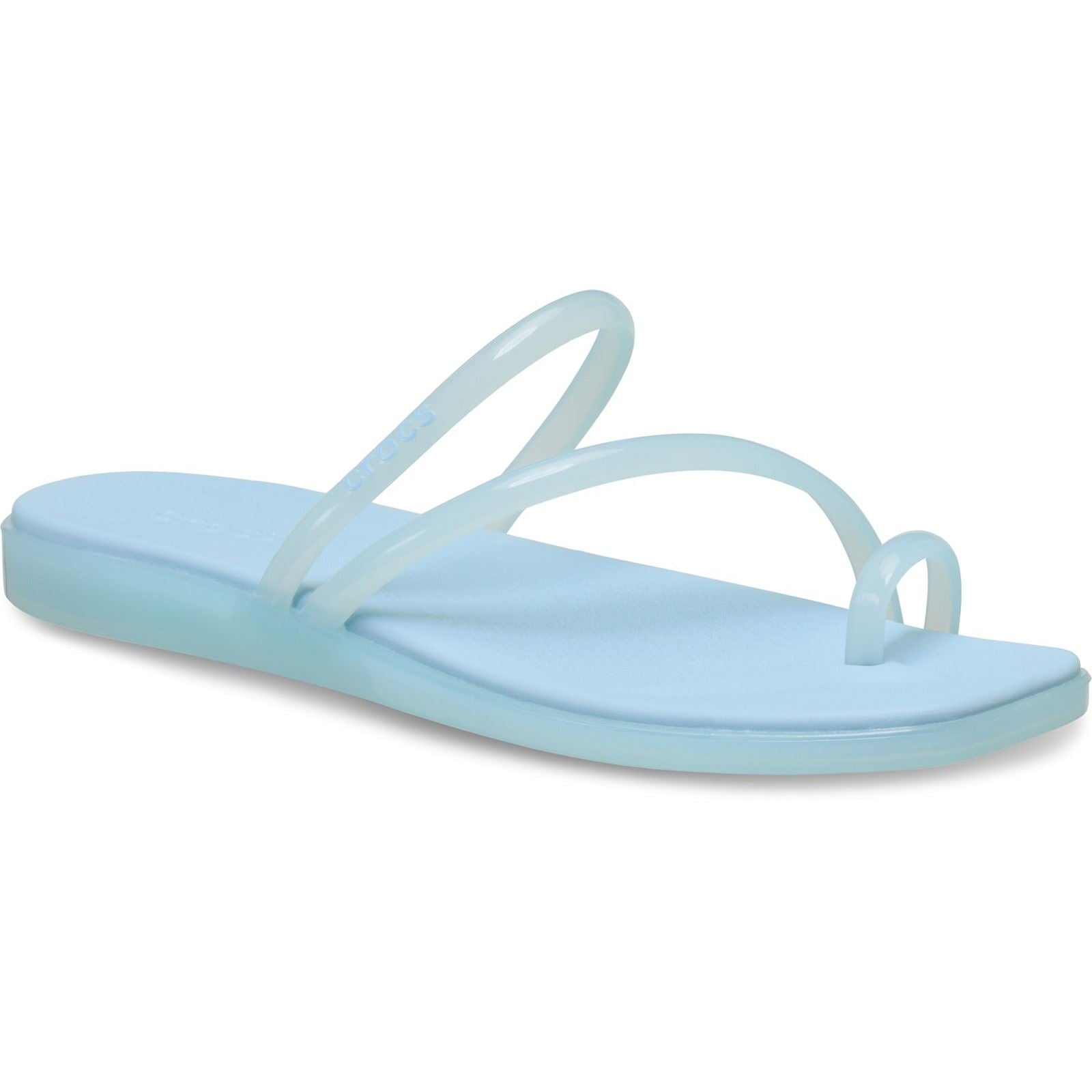 Crocs Miami Jely Toe Loop Sandales Sky Blue Pour Femmes En Eva