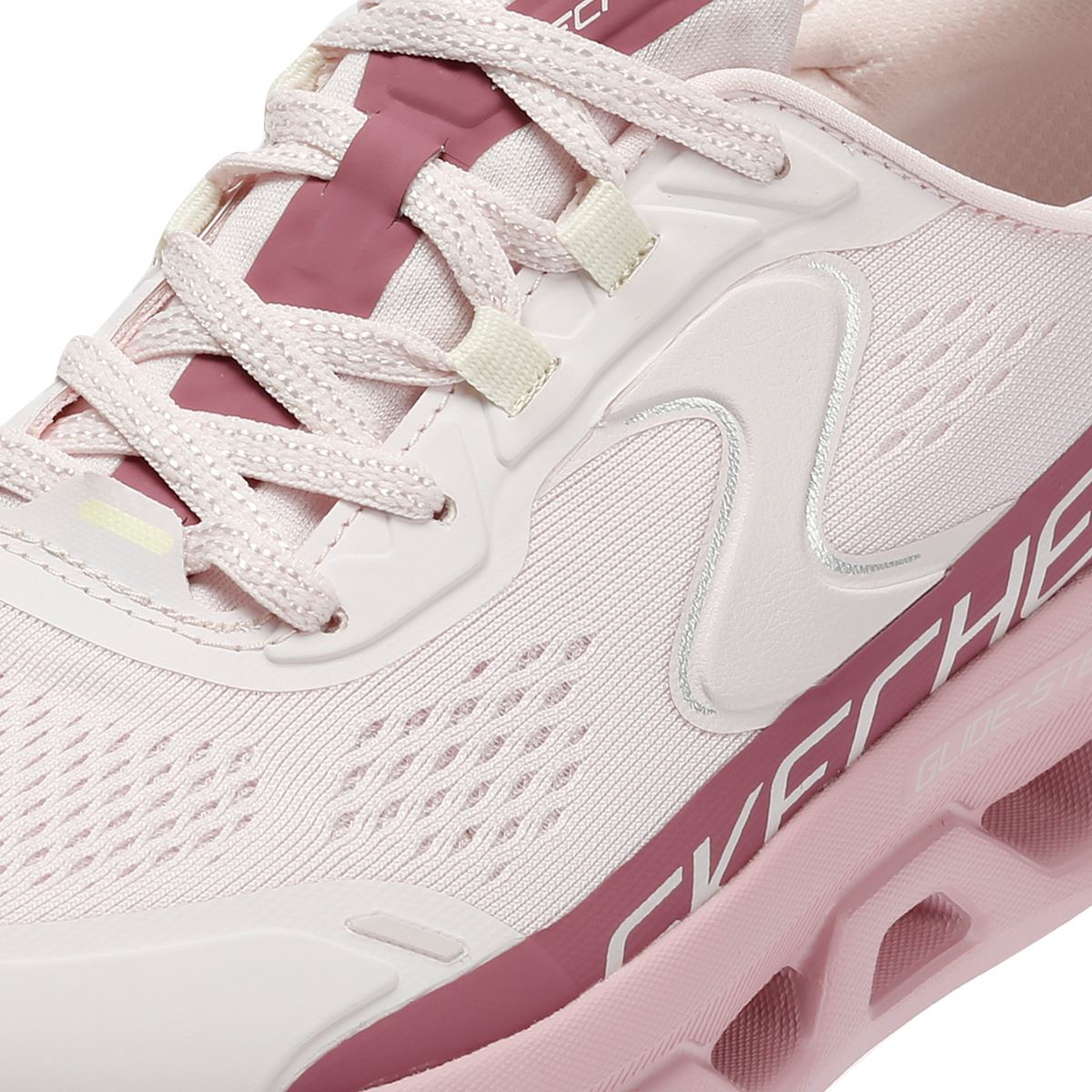 Skechers Slip-Ins Glide Step Altus Baskets En Maille Pour Femmes En Rose