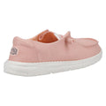 HEYDUDE Wendy Canvas Mocassins Roses En Coton 100% Pour Femmes