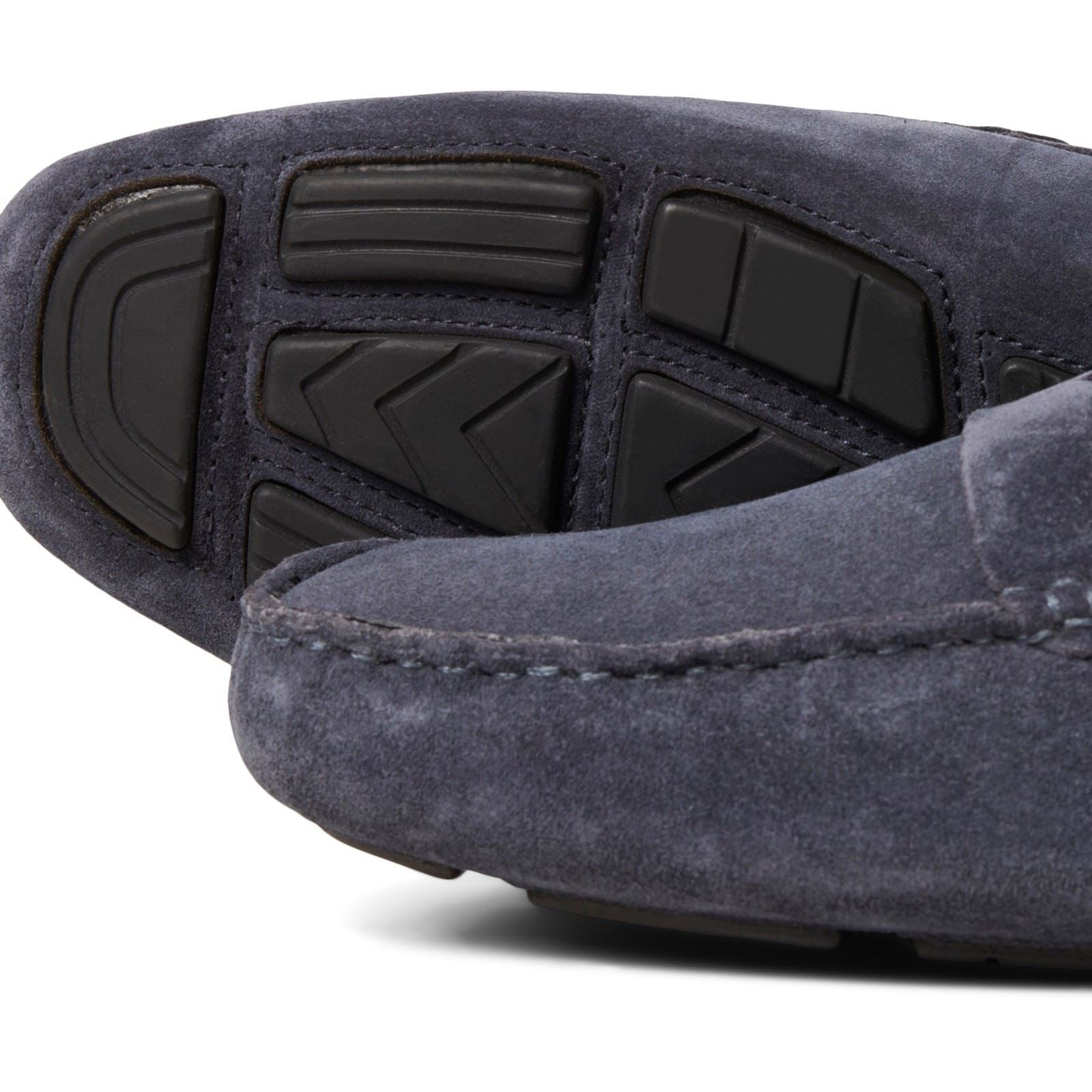 Jack & Jones Jensen Chaussures Mocassins Blazer Bleu Marine Pour Homme En Suède