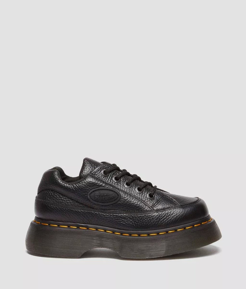 Dr. Martens Buzz 5I Chaussures Noires Pour Femmes En Cuir