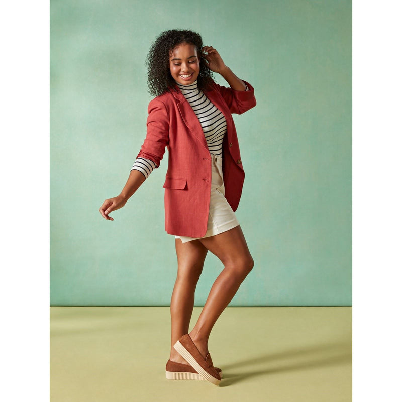 Hush Puppies Tamara Femmes Suède Mocassins Beige