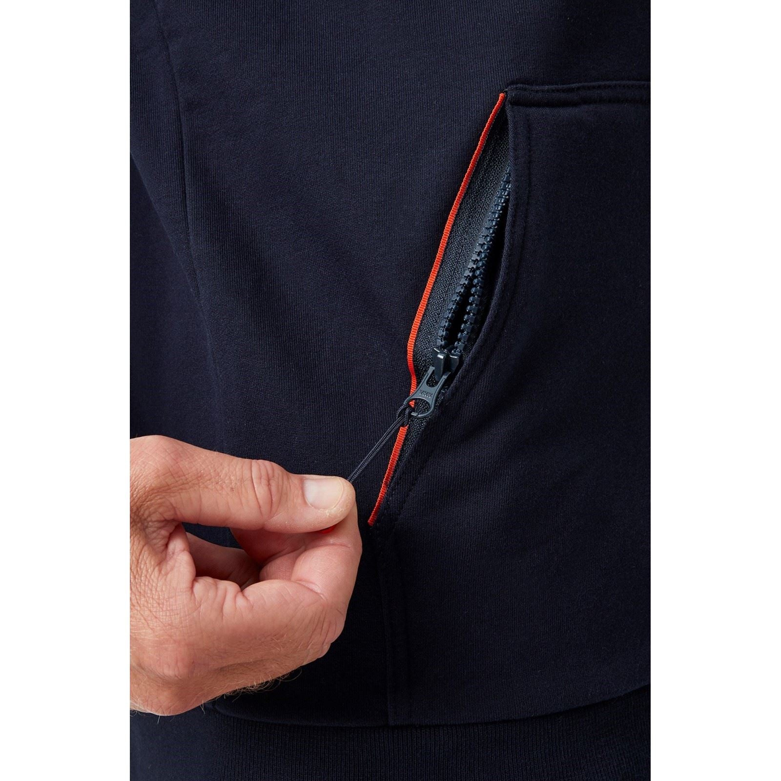 Helly Hansen Workwear Kensington Zip Sweatshirt Bleu En Coton Pour Homme