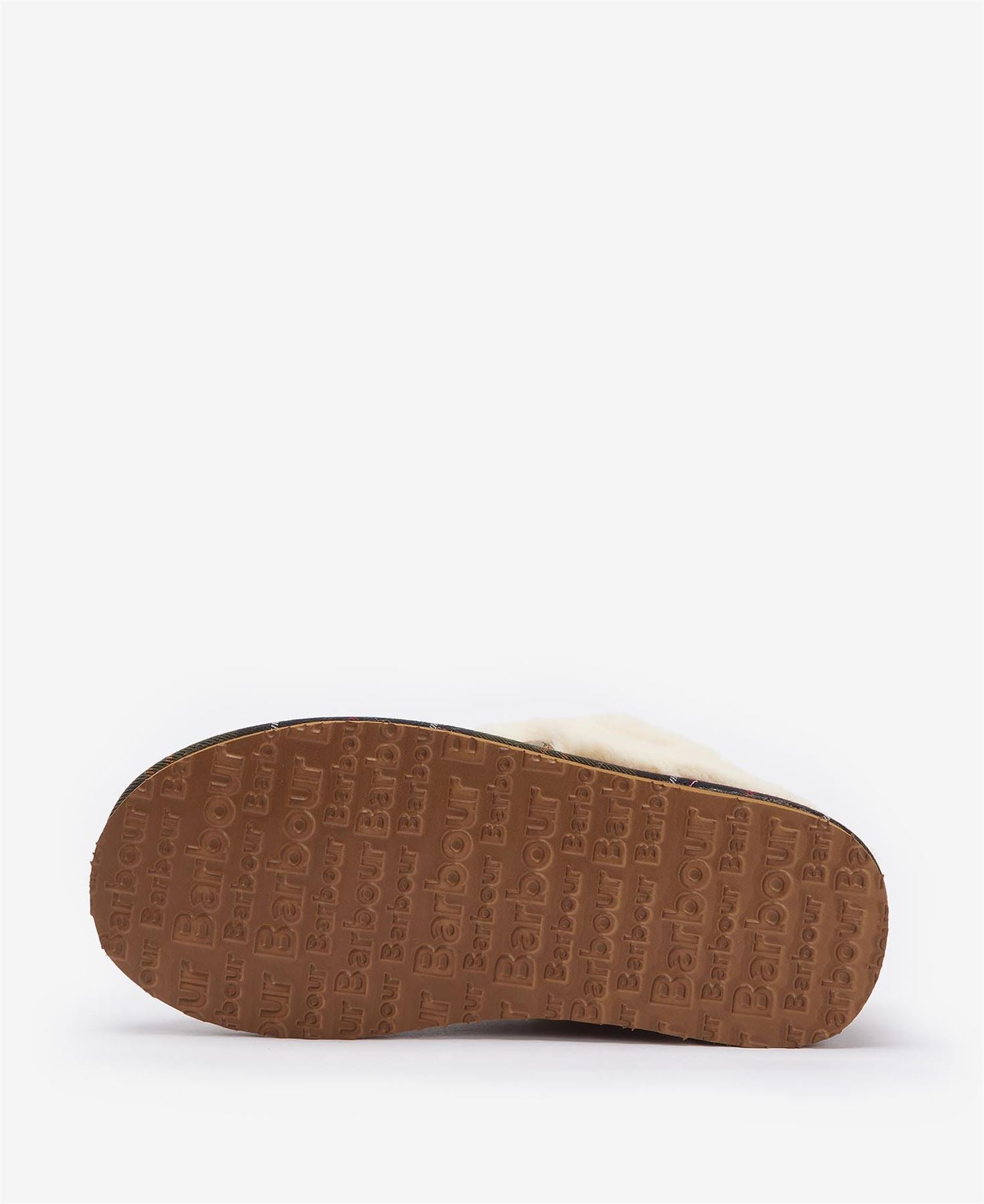 Barbour Eloise Chaussons Marron En Suédine Pour Femme