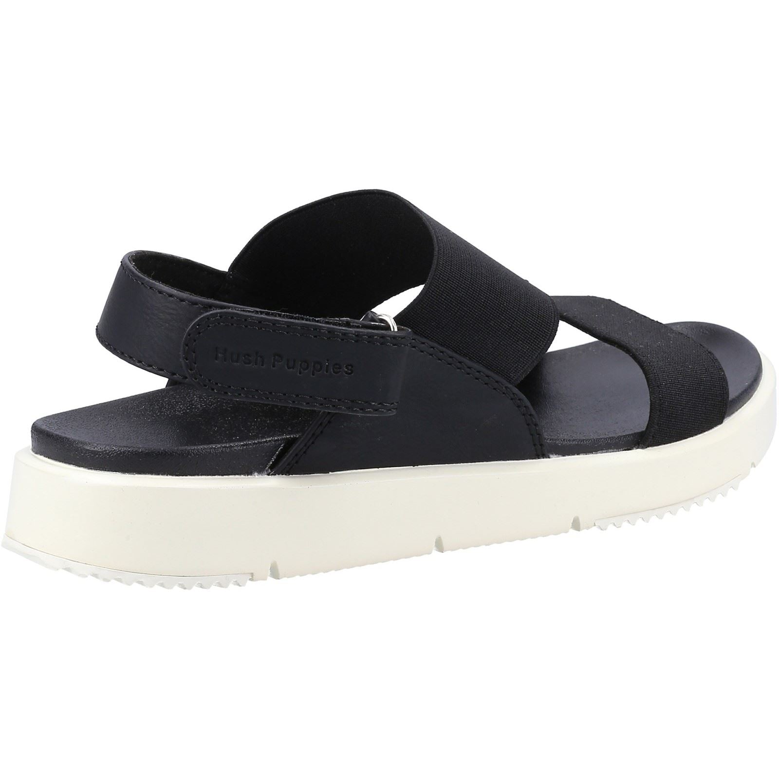 Hush Puppies Selina Sandales Pour Femmes En Polyuréthane Noir