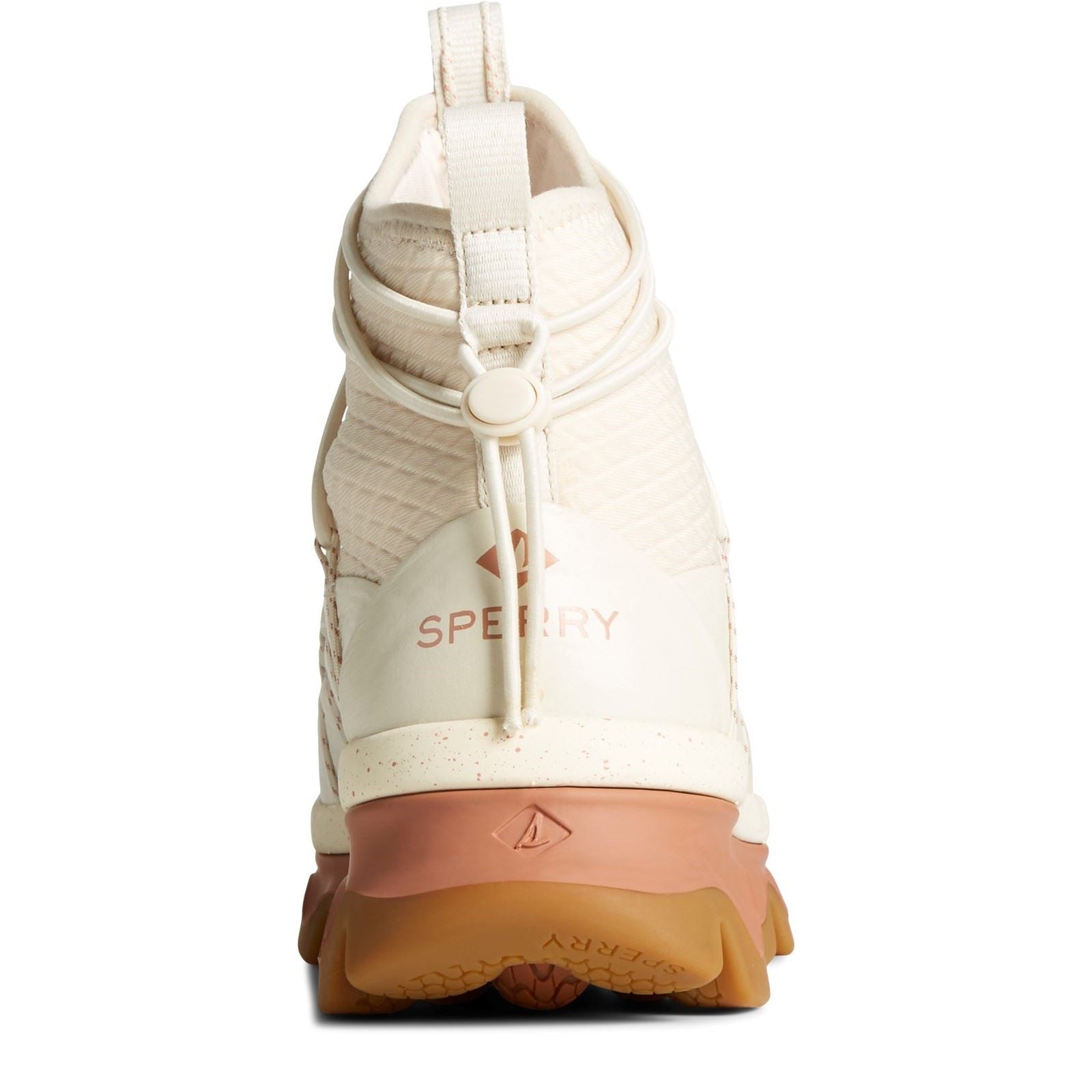 Sperry Saltwater 3D Bottes En Caoutchouc Blanches En Tissu