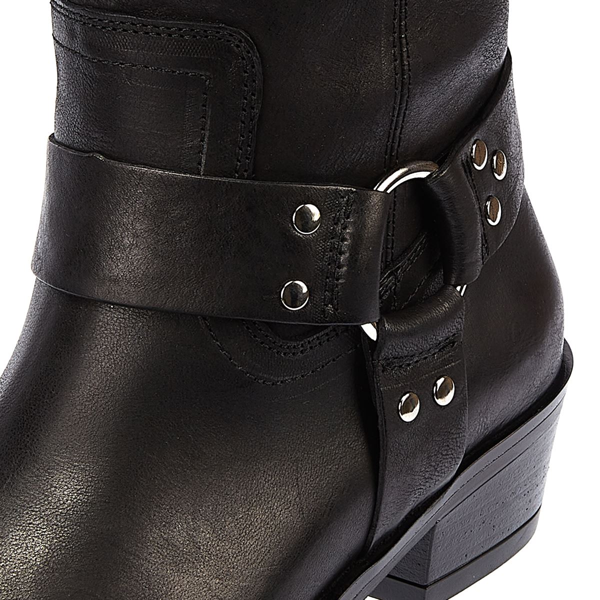Bronx Bottes Noires Pour Femmes Trig-Ger.