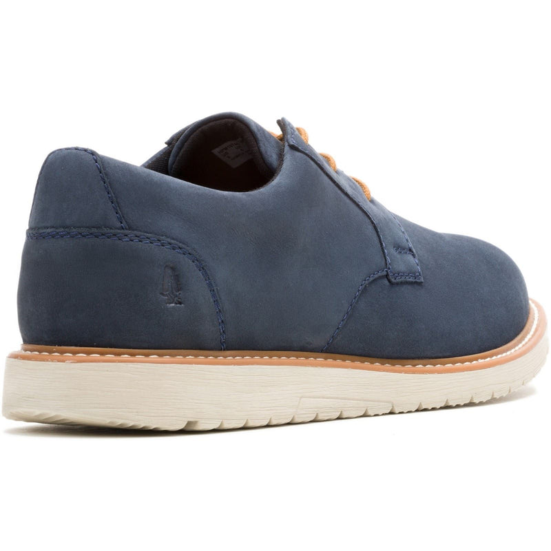Hush Puppies Jenson Oxford Chaussures En Cuir Pour Homme À Lacets Bleu Marine
