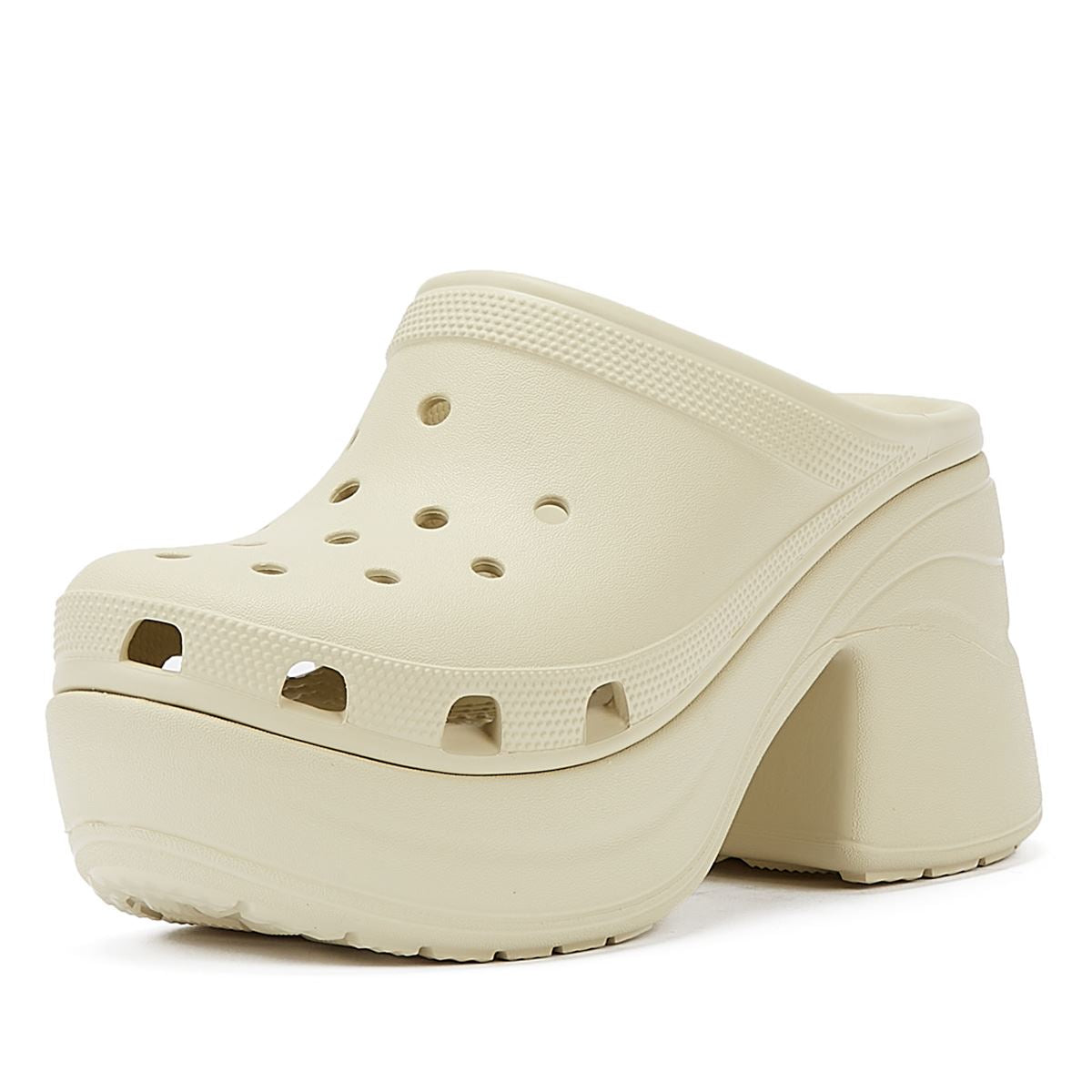 Sandales blanches Crocs Siren Clog pour femmes