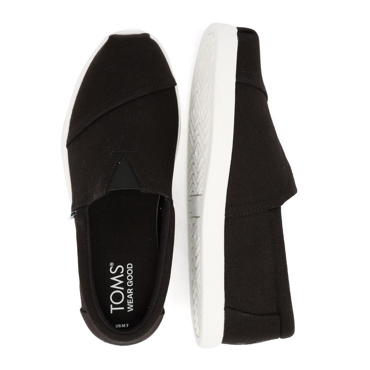 TOMS Alp FWD Espadrilles Noires Pour Hommes En Toile