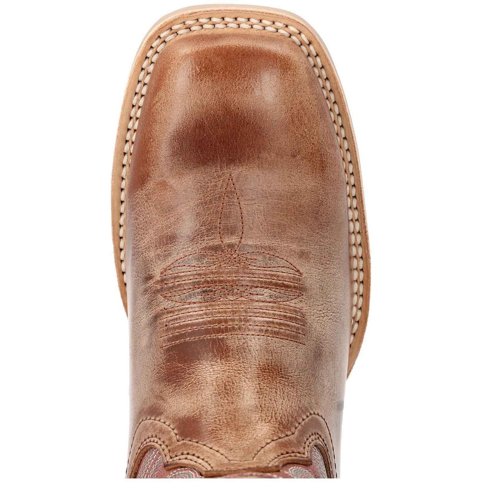 Durango Lady Rebel Pro Bottes En Cuir Pour Femme Marron Poussière/bleu Ciel