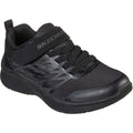 Skechers Microspec Texlor Chaussures De Sport Noires Pour Garçons En Polyester