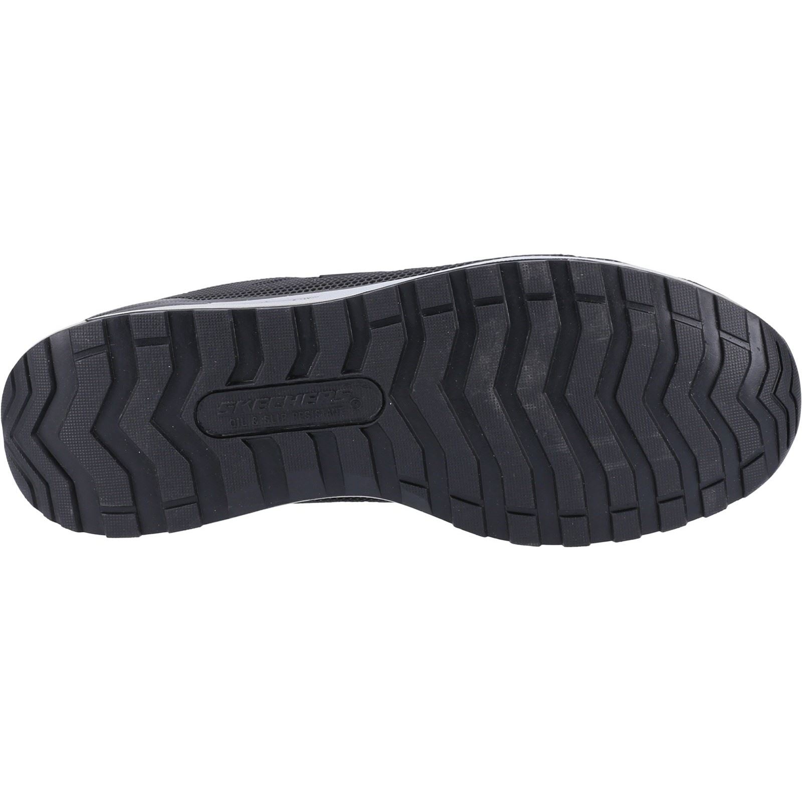 Skechers Workwear Bulklin Bragoo Baskets De Sécurité Noires Pour Hommes En Textile